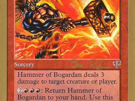 Hammer of Bogardan (Ben Rubin) [World Championship Decks 1998] Sale