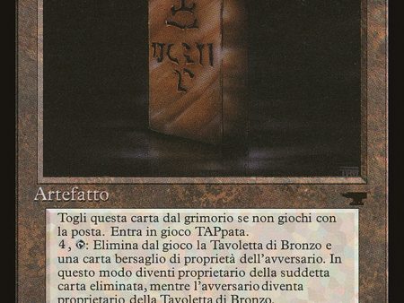 Bronze Tablet (Italian) -  Tavoletta di Bronzo  [Rinascimento] For Cheap