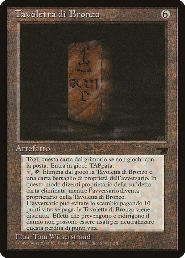 Bronze Tablet (Italian) -  Tavoletta di Bronzo  [Rinascimento] For Cheap