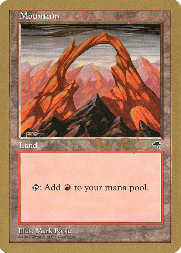 Mountain (br345) (Ben Rubin) [World Championship Decks 1998] Sale