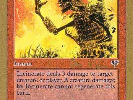 Incinerate (Ben Rubin) [World Championship Decks 1998] Fashion