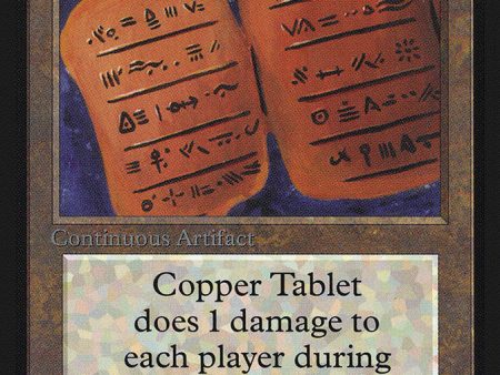 Copper Tablet [Collectors  Edition] For Sale