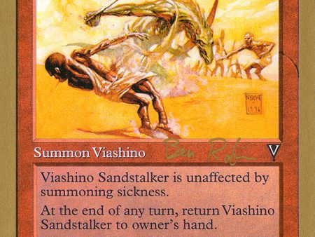 Viashino Sandstalker (Ben Rubin) [World Championship Decks 1998] Discount