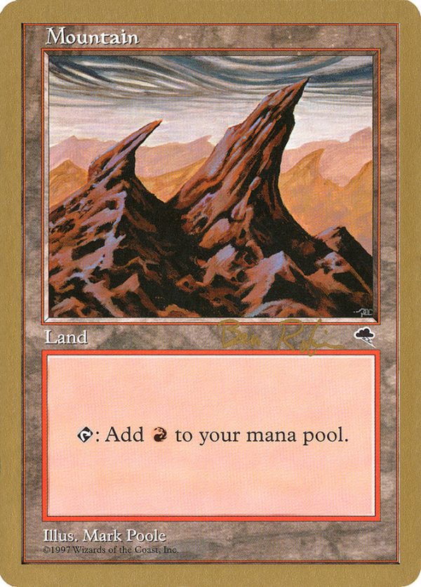 Mountain (br344) (Ben Rubin) [World Championship Decks 1998] Cheap