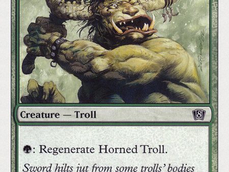 Horned Troll [Eighth Edition] For Cheap