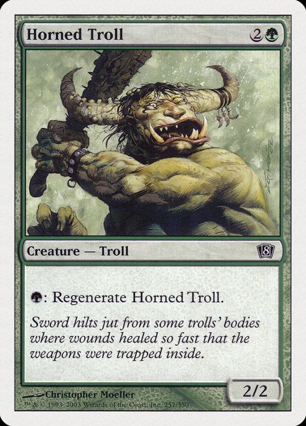 Horned Troll [Eighth Edition] For Cheap