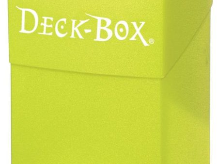 Ultra Pro Deck Box - Bright Yellow on Sale